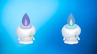 Regular and shiny Litwick (Image via TPC)